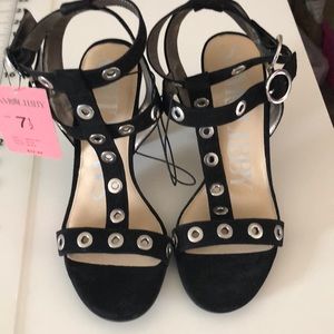 Sam & Libby faux suede heels size 7.5